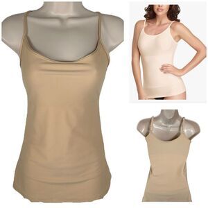 Yummie by Heather Thomson Nude Tan Eva Cami Shapewear Tank Top